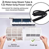 2500W High Pressure Steam Cleaner with 5 Brush Heads