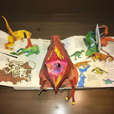 3D Pop-Up Dinosaur Adventure Book for Kids - Interactive Learning & Vibrant Illustrations