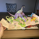 3D Pop-Up Dinosaur Adventure Book for Kids - Interactive Learning & Vibrant Illustrations