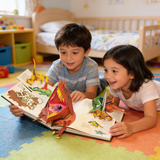 3D Pop-Up Dinosaur Adventure Book for Kids - Interactive Learning & Vibrant Illustrations