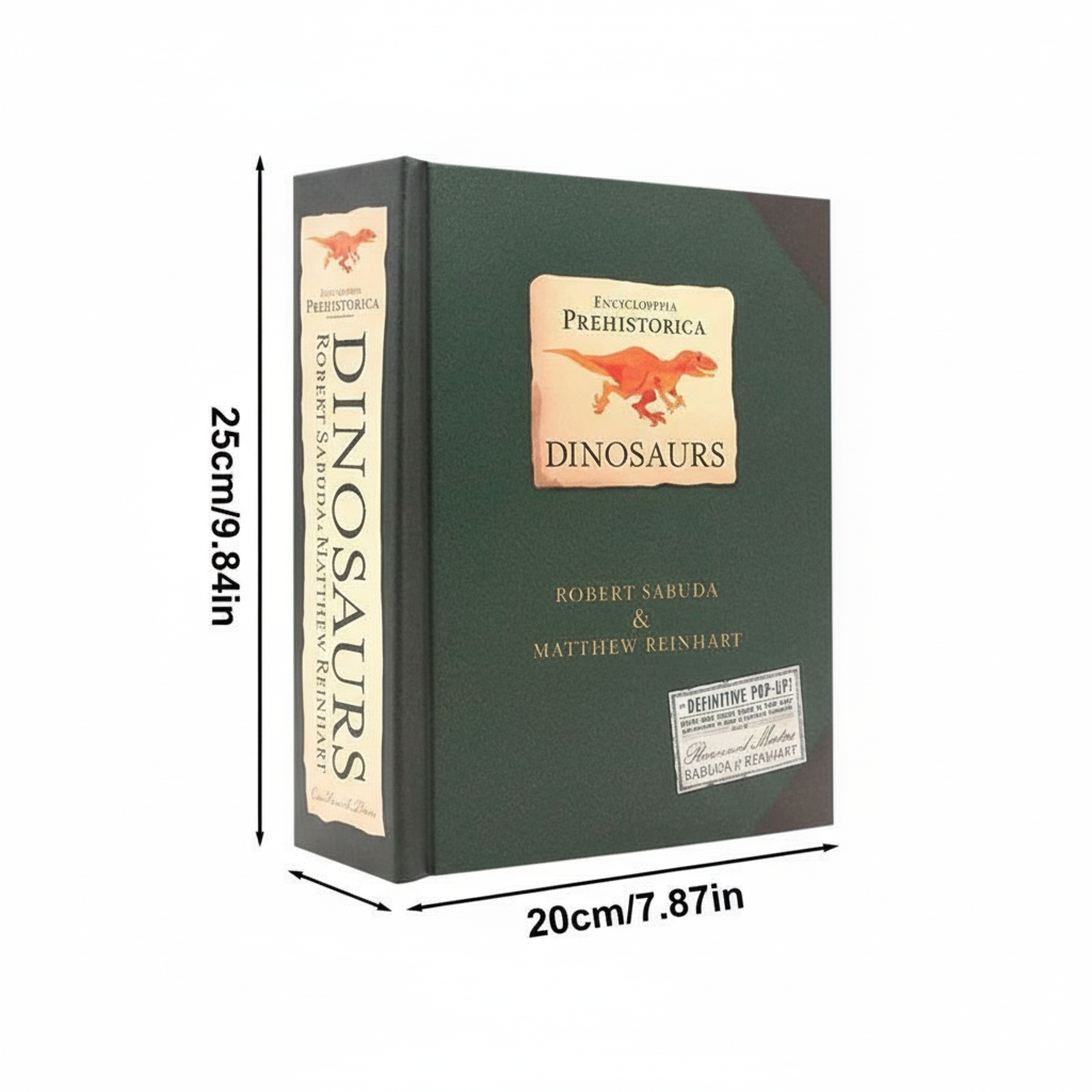 3D Pop-Up Dinosaur Adventure Book for Kids - Interactive Learning & Vibrant Illustrations