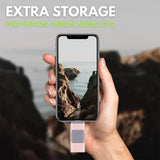 4-in-1 USB Flash Drive with Lightning, USB-C, Micro USB Ports - High-Speed Data Transfer