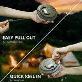4-in-1 Retractable Camp Light with 10m String Lights 4