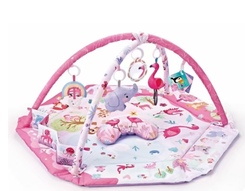 8-in-1 Baby Play Mat & Gym with Sensory Toys for Development