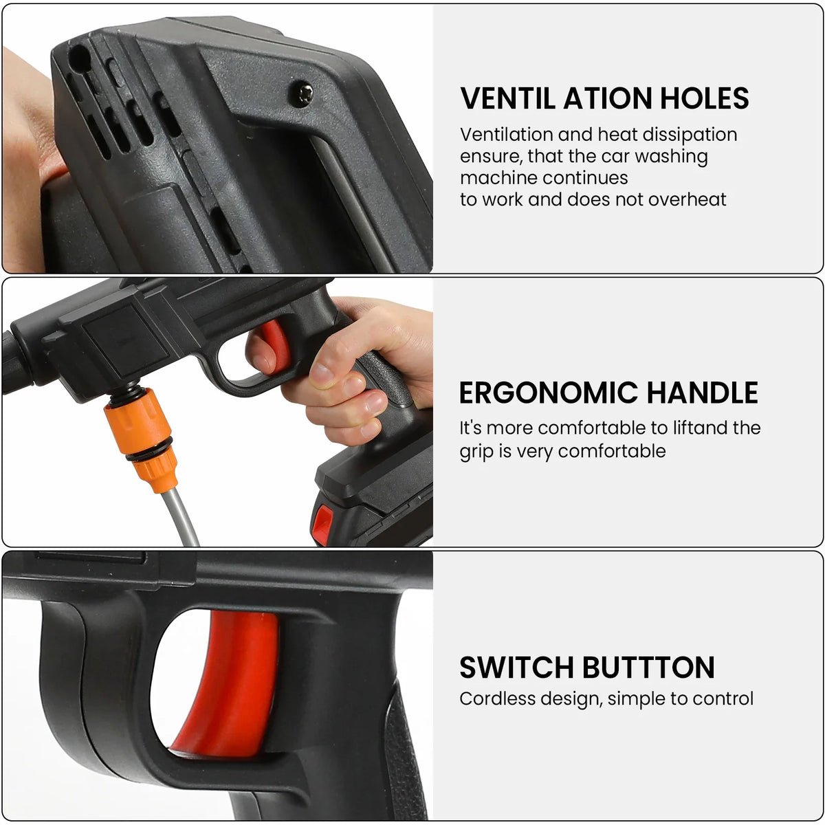 JetClean Pro - Cordless Pressure Washer with Lithium Battery