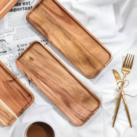 ACACIAEDGE - Premium Acacia Wood Cutting Board for Kitchen & Serving