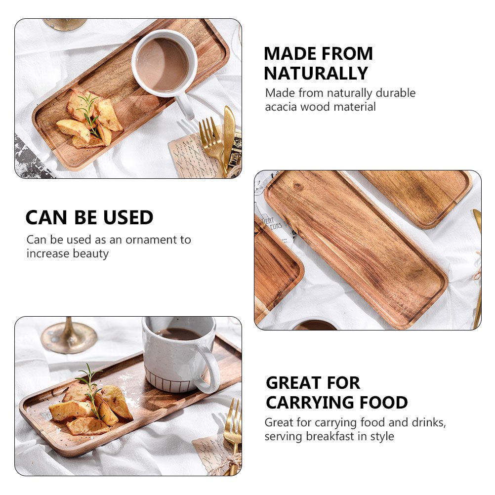 ACACIAEDGE - Premium Acacia Wood Cutting Board for Kitchen & Serving