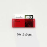 Acrylic Wall Mounted Magazine Holder - Elegant Floating Design