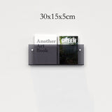 Acrylic Wall Mounted Magazine Holder - Elegant Floating Design