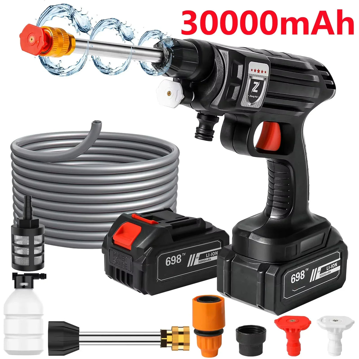 JetClean Pro - Cordless Pressure Washer with Lithium Battery