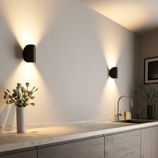Adjustable LED Outdoor Wall Light - Dual-Directional Illumination