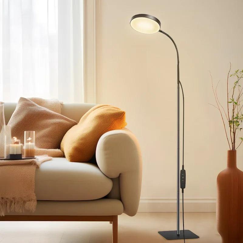 Adjustable Modern Floor Lamp - LED Standing Lamp for Living Room