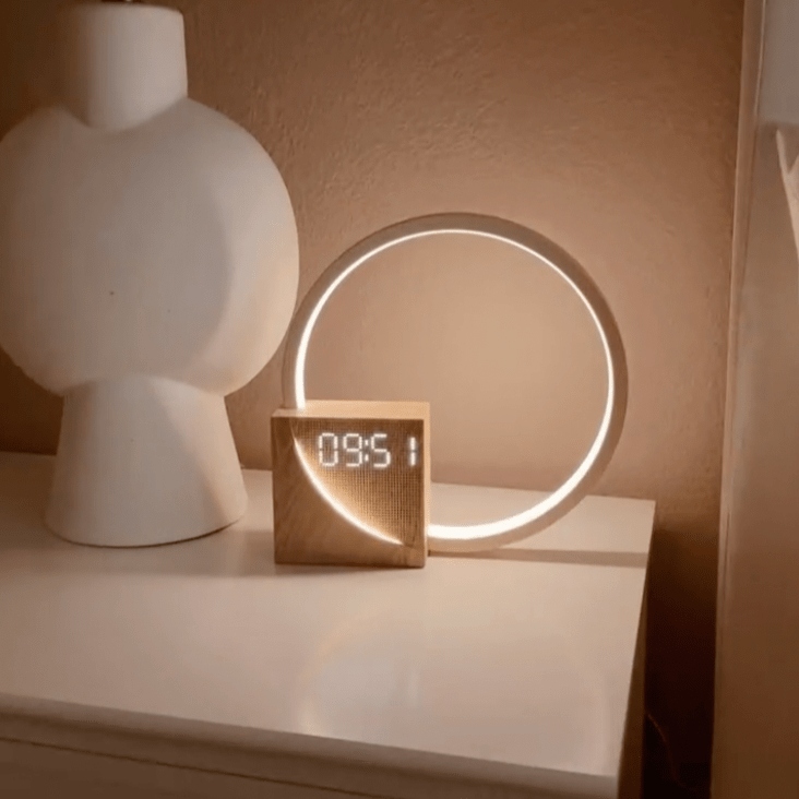 Aetheris Sunrise Alarm Clock - Digital Wake Up Light with Charging Port