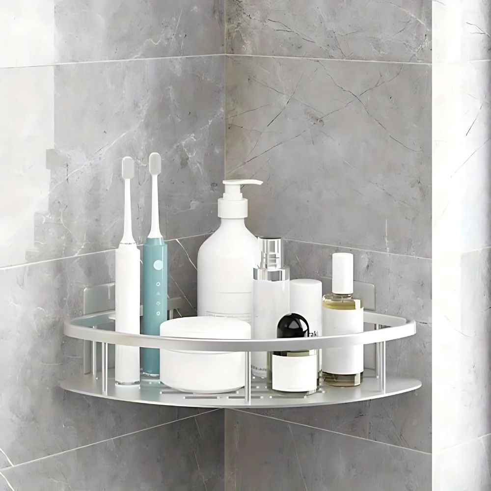 Aluma Curve - Modern Aluminium Shower Caddy & Storage Solution