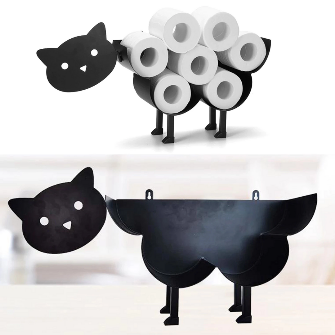 Animal-Themed Toilet Paper Holder - Fun & Practical Bathroom Decor