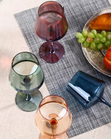 Artisan Glassware - Handcrafted Rainbow Wine Glass Set of 6