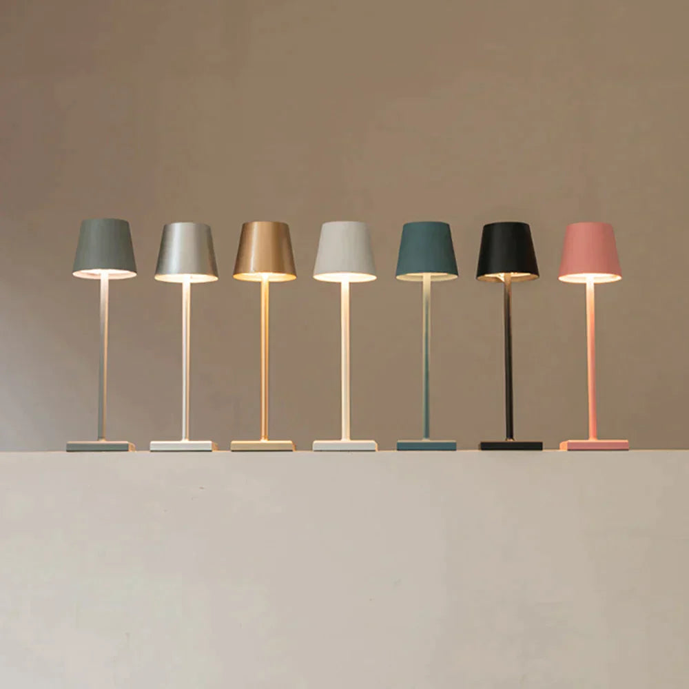 AuraTable - Wireless Dimmable LED Table Lamp for Bedroom & Desk