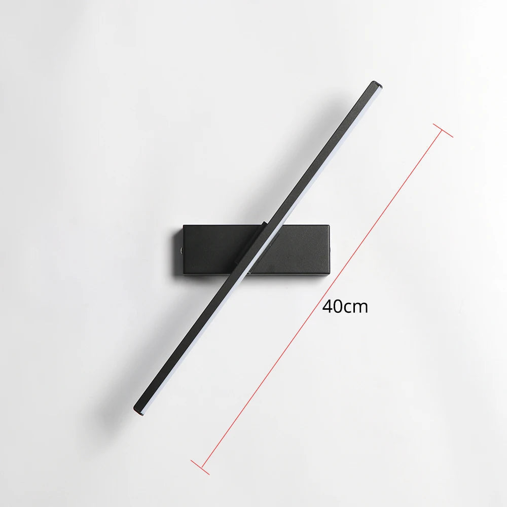 AuroLite Adjustable LED Wall Light - 330° Sconce Lamp with Selectable Color Temperature