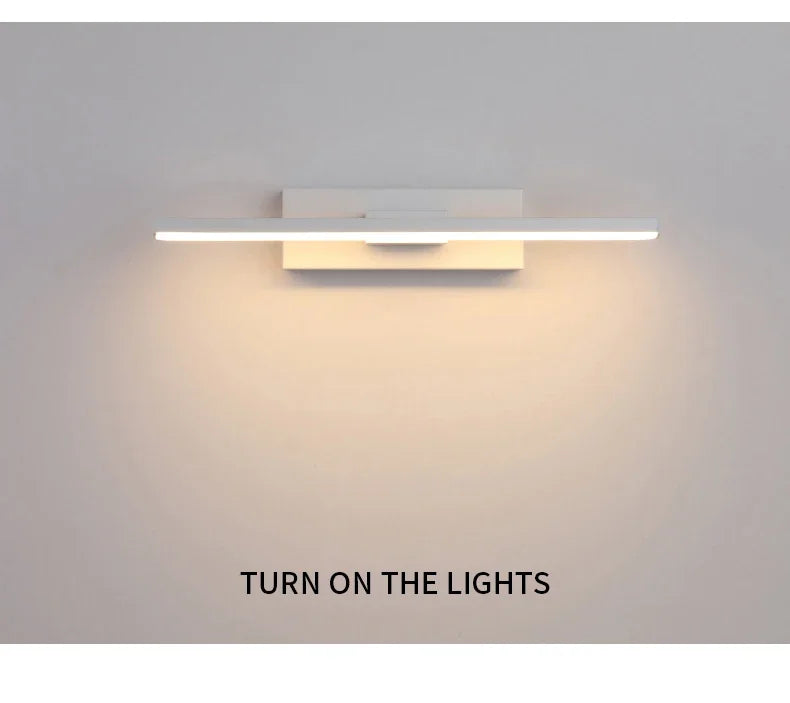 AuroLite Adjustable LED Wall Light - 330° Sconce Lamp with Selectable Color Temperature