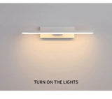 AuroLite Adjustable LED Wall Light - 330° Sconce Lamp with Selectable Color Temperature