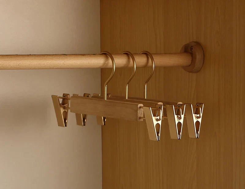 Aurora - Wide Shoulder Wooden Coat Hangers Set of 2 for Suits