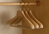 Aurora - Wide Shoulder Wooden Coat Hangers Set of 2 for Suits