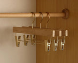 Aurora - Wide Shoulder Wooden Coat Hangers Set of 2 for Suits