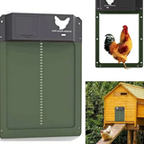 Automatic Chicken Coop Door - Solar & Battery Powered Poultry Automatic Door