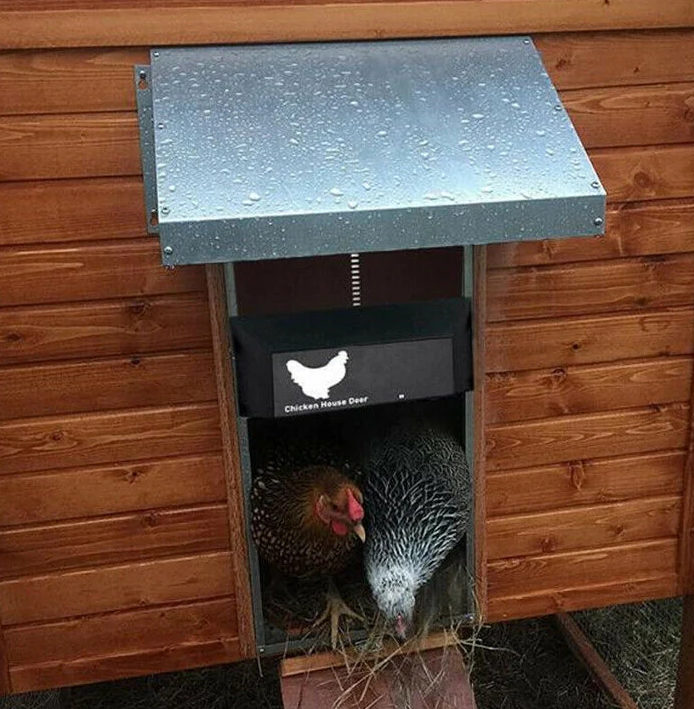 Automatic Chicken Coop Door - Solar & Battery Powered Poultry Automatic Door