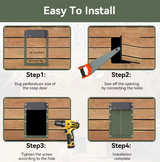 Automatic Chicken Coop Door - Solar & Battery Powered Poultry Automatic Door
