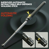 Automatic Self-Defense Walking Stick - Lightweight with Anti-Slip Grip