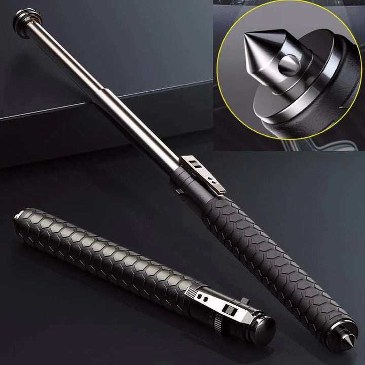 Automatic Self-Defense Walking Stick - Lightweight with Anti-Slip Grip