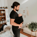 Babywearing T-Shirt Built-In Baby Pouch Stretchy Cotton 2