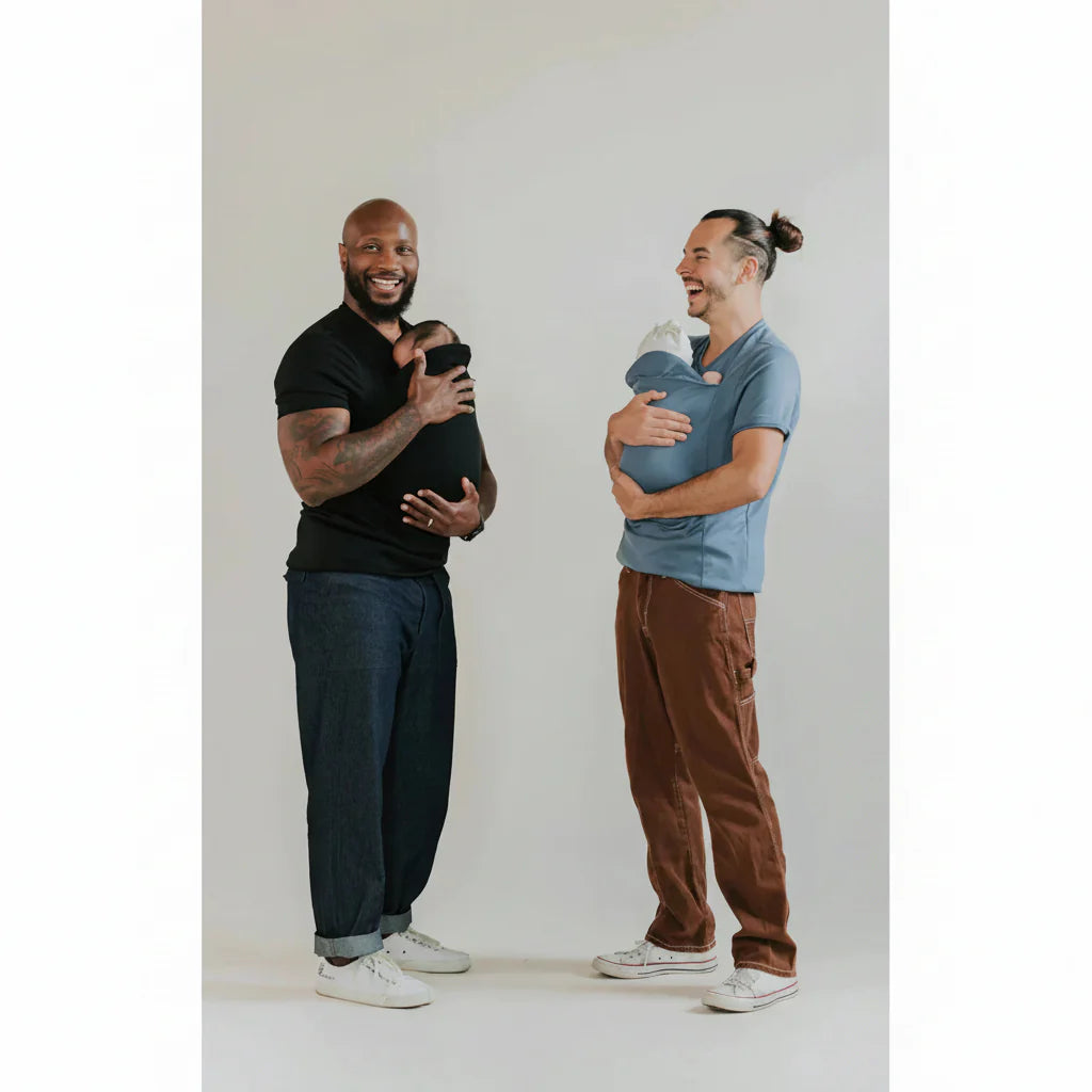 Babywearing T-Shirt Built-In Baby Pouch Stretchy Cotton 4