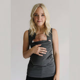 Babywearing T-Shirt Built-In Baby Pouch Stretchy Cotton 9