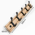 Wood color – 5 hooks