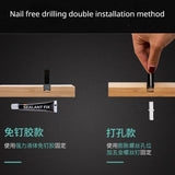 Bamboo Wall Mounted Coat Rack with Aluminum Hooks - Stylish Storage Solution