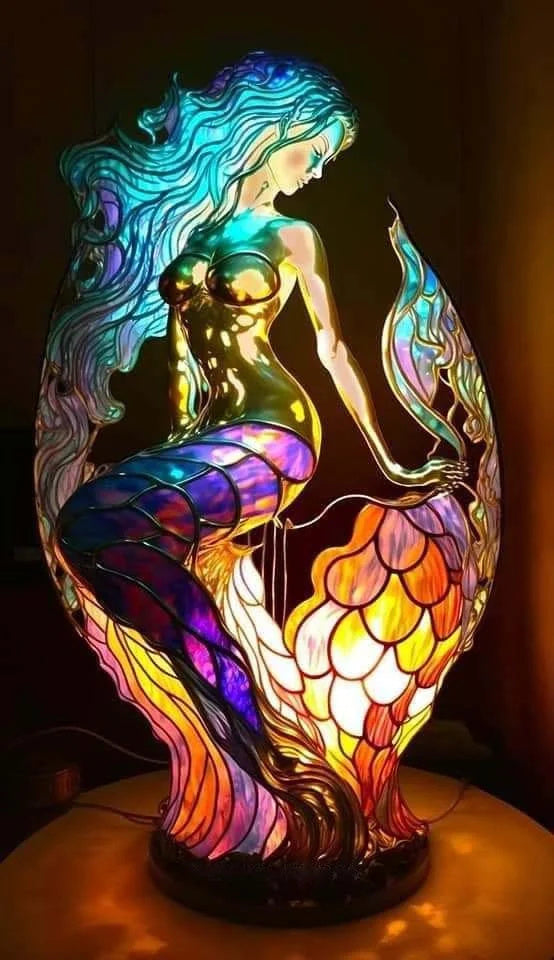 BeastiGlow - Stained Glass Illuminated Animal Art Lamp