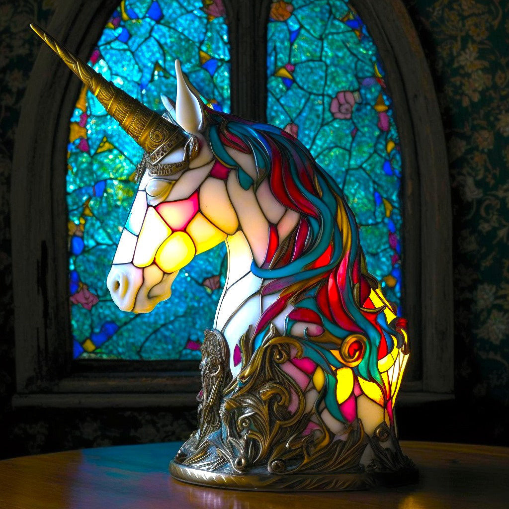 BeastiGlow - Stained Glass Illuminated Animal Art Lamp
