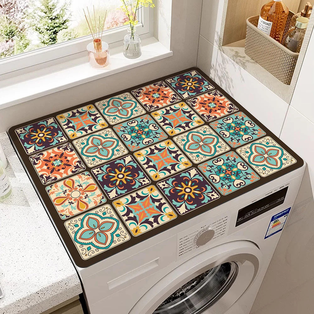 BohoShield - Durable Appliance Mat for Protection & Style