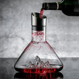 BowLift - 1500ml Handcrafted Red Wine Decanter with 12-Channel Aeration
