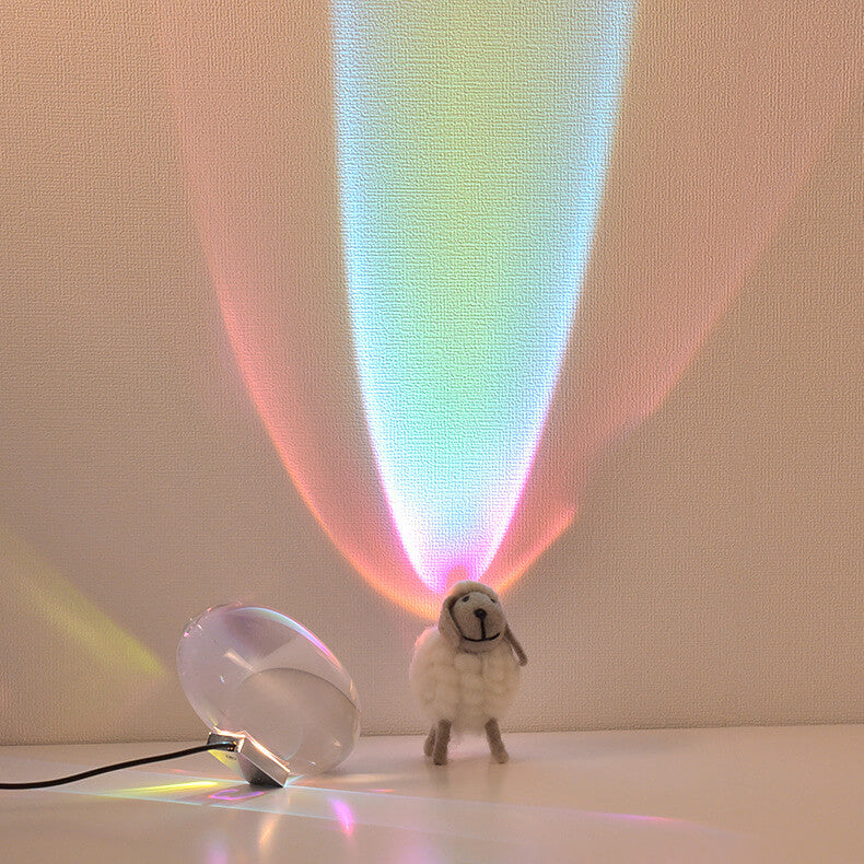 BowLift - Creative Crystal Projection LED Table Lamp