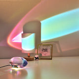 BowLift - Creative Crystal Projection LED Table Lamp