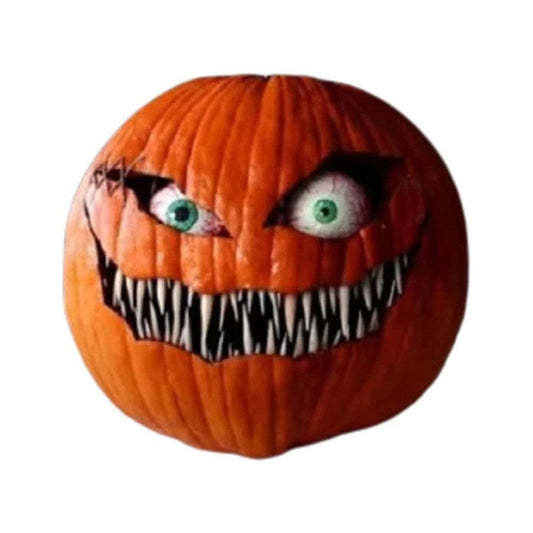 Eerie Halloween Pumpkin - Scary Halloween Prop
