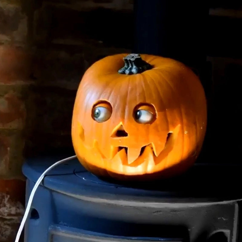 Eerie Halloween Pumpkin - Scary Halloween Prop
