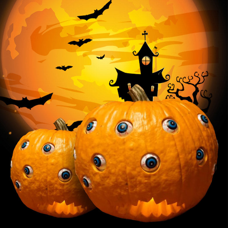 Eerie Halloween Pumpkin - Scary Halloween Prop