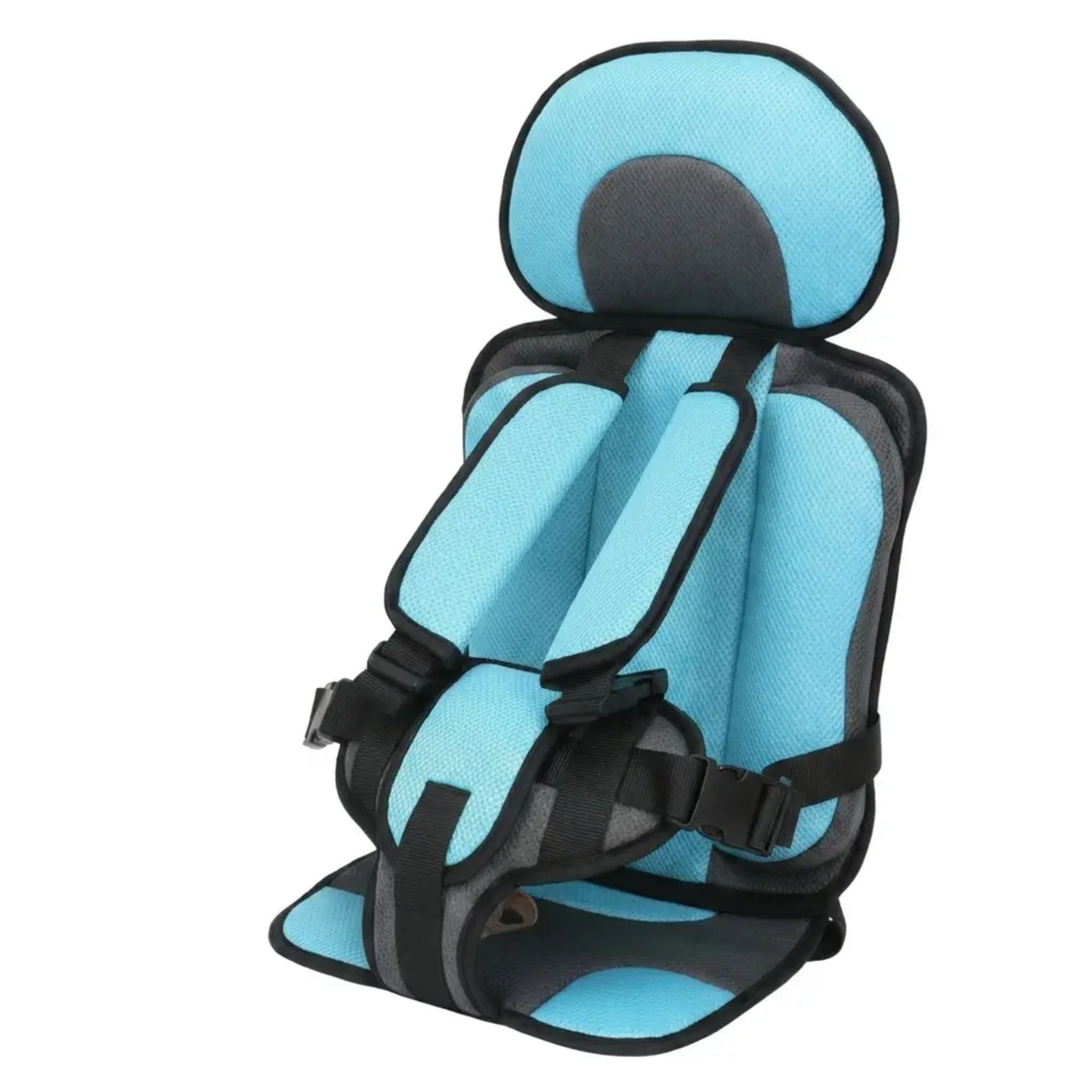 BowLift Portable Foldable Child Car Booster Seat with 5-Point Harness