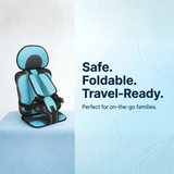 BowLift Portable Foldable Child Car Booster Seat with 5-Point Harness