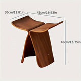 Butterfly Stool in Solid Wood — Timeless Design for Any Room 3