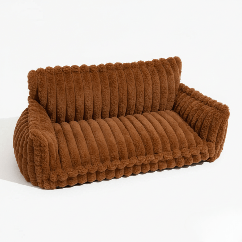Canilux - Orthopedic Dog Bed with Memory Foam & Headrest